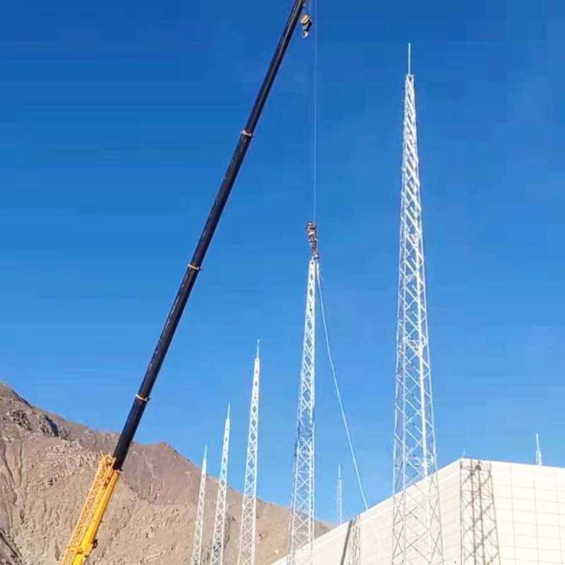 ステンレス製避雷針ボール避雷塔